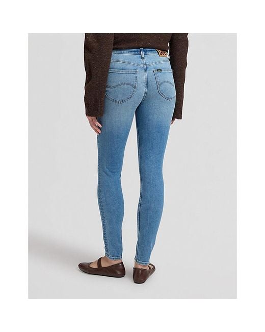 Lee Jeans Blue Scarlett High Rise Skinny Jean Size 25X31