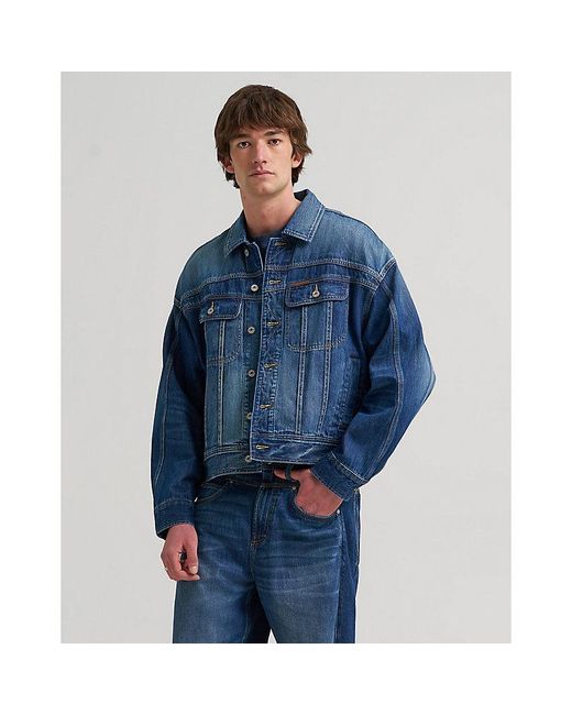 Lee Jeans Blue X Feng Chen Wang Denim Jacket for men