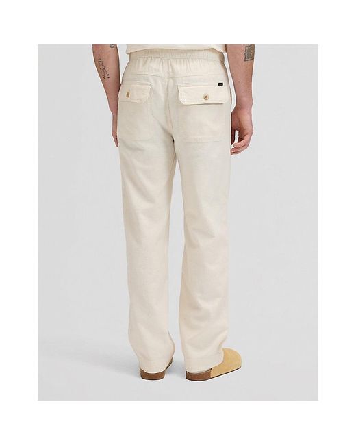 Lee Jeans Natural Utility Relaxed Drawstring Trousers for men