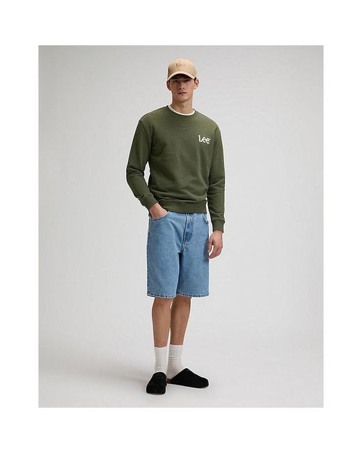 Lee Jeans Green Regular Wobbly Sweatshirt for men