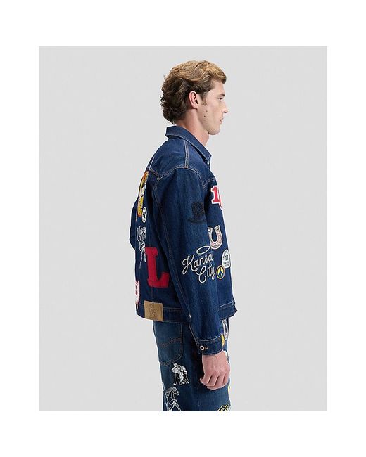 Lee Jeans Blue 101 Plus Cowboy Jacket for men