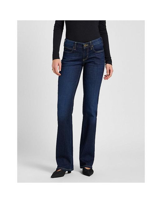 Lee Jeans Blue Jessica Bootcut Flap Pocket Jean Size 24X31