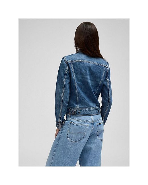 Lee Jeans Blue Regular Rider Jacket