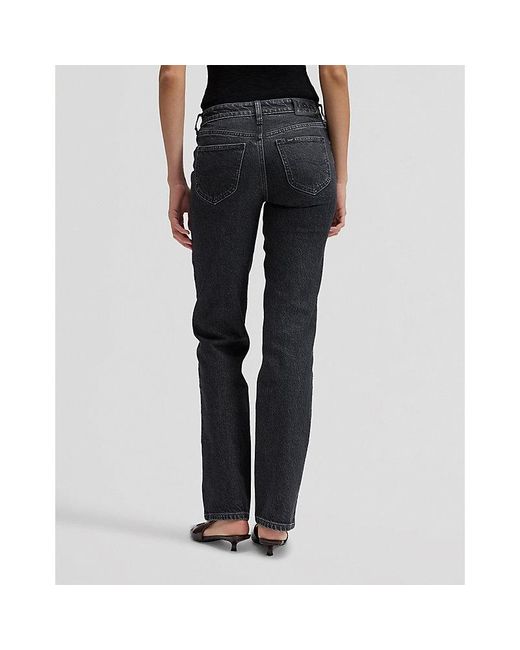 Lee Jeans Black London Regular Straight Jean Size 24X31