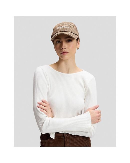 Lee Jeans White Check Cap Größe