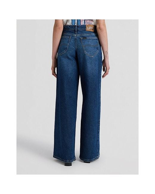 Lee Jeans Blue Hope Mid Rise Baggy Jean Size 24X31
