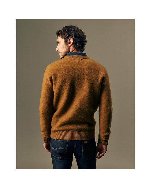 Lee Jeans Green Regular Boiled Wool Sweater for men