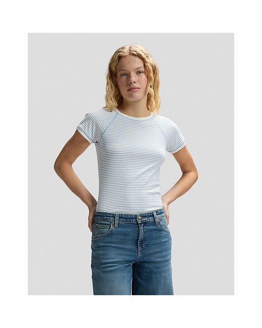 Lee Jeans Blue Slim Baby Tee