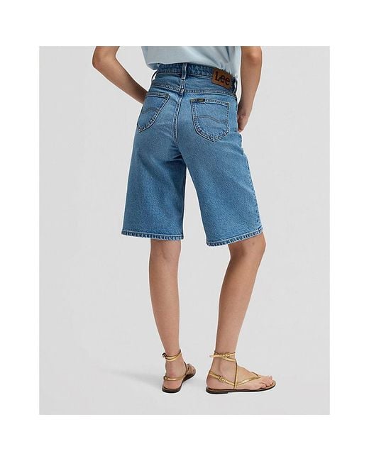 Lee Jeans Blue Relaxed Jort