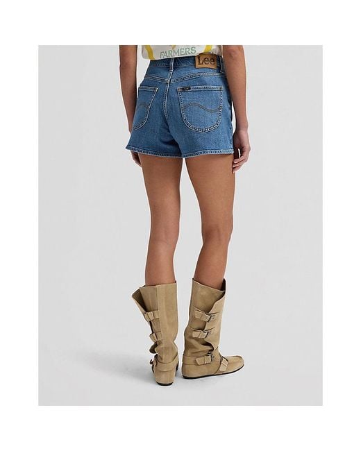 Lee Jeans Blue Carol Short St