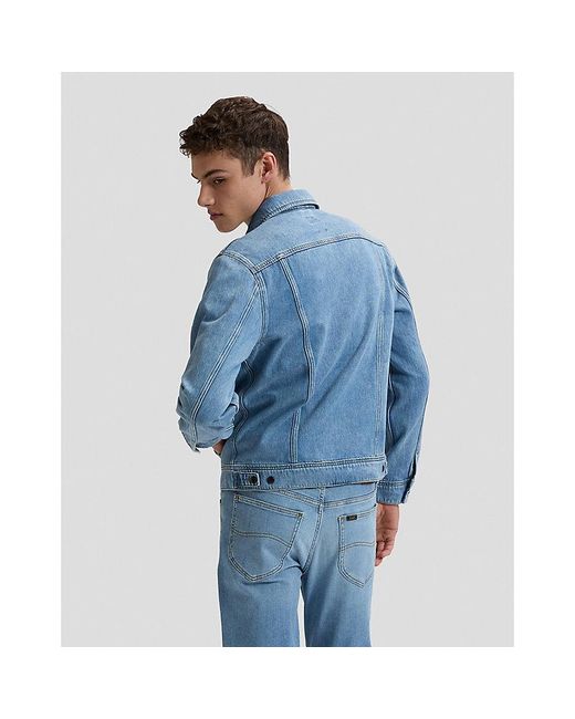 Lee Jeans Blue Regular Rider Jacket for men