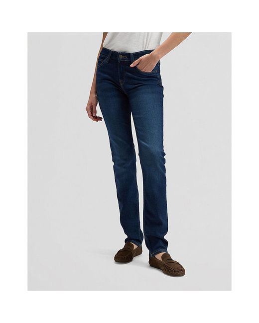 Lee Jeans Blue Marion Straight Jean Size 26X31
