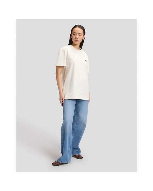 Lee Jeans White Workwear Crew Relaxed Tee for men