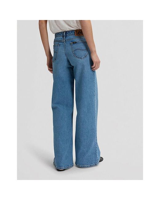 Lee Jeans Blue Hope Mid Rise Baggy Jean Size 24X31