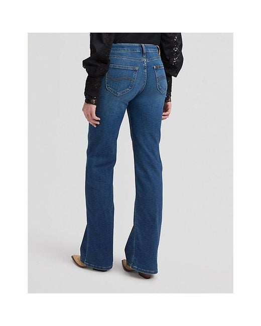 Lee Jeans Blue Lana Mid Rise Bootcut Jean Size 24X31