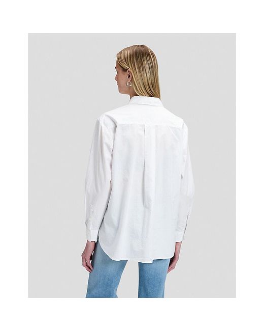 Lee Jeans Blue Relaxed Boyfriend Pocket Shirt