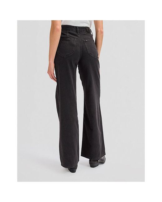 Lee Jeans Black Stella Wide Leg Jean Size 24X31
