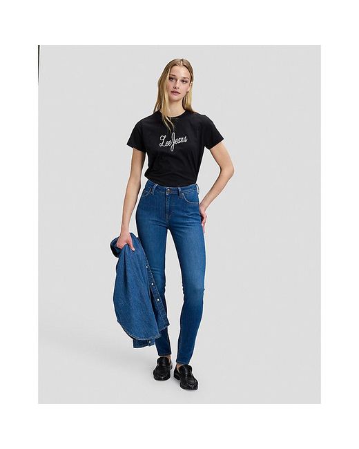 Lee Jeans Black Jeans Regular Tee
