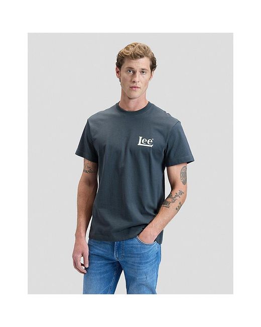 Lee Jeans Blue Relaxed Santa Monica Tee for men