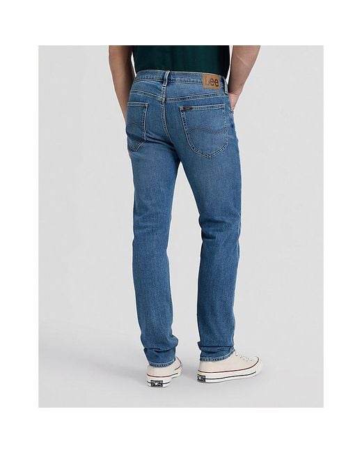 Lee Jeans Blue Daren Regular Straight Low Stretch Jean Size 29X32 for men