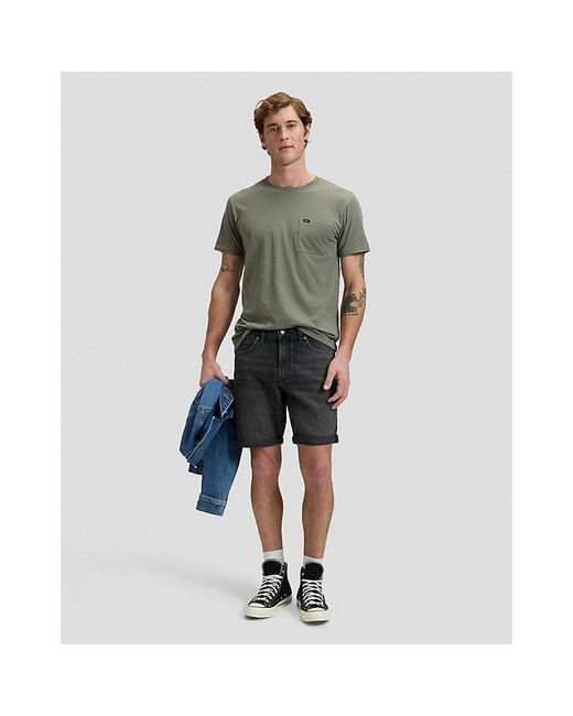 Lee Jeans Gray Slim Ultimate Pocket Tee for men