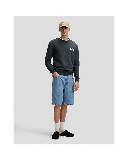 Lee Jeans Black Regular Wobbly Sweatshirt for men