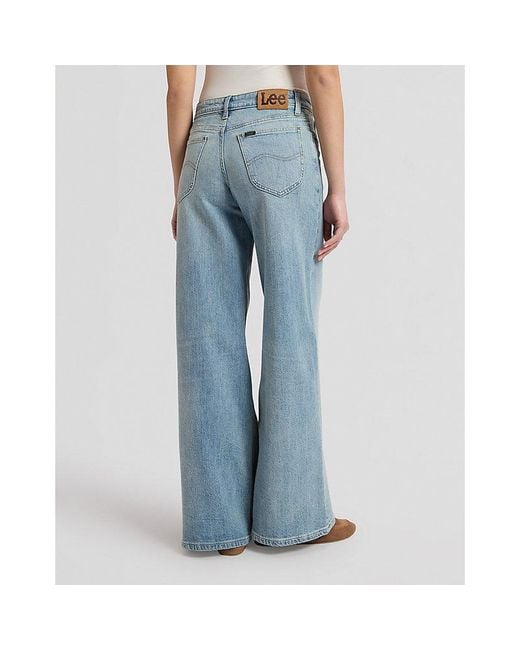 Lee Jeans Blue Hope Mid Rise Baggy Jean Size 24X31