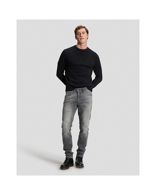 Lee Jeans Black Regular Raglan Sweater for men