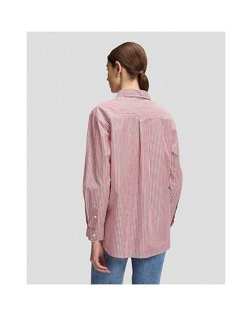 Lee Jeans Blue Relaxed Boyfriend Pocket Shirt