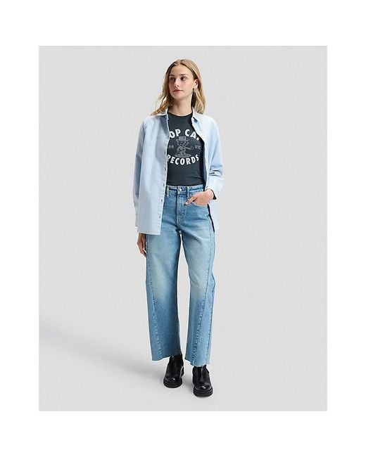 Lee Jeans Blue Slim Record Tee