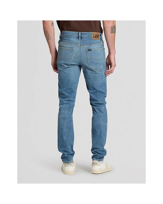 Lee Jeans Blue Luke Slim Tapered Medium Stretch Jean Size 28X32 for men