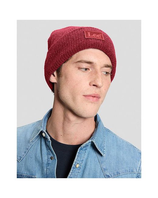 Lee Jeans Blue Core Beanie Größe