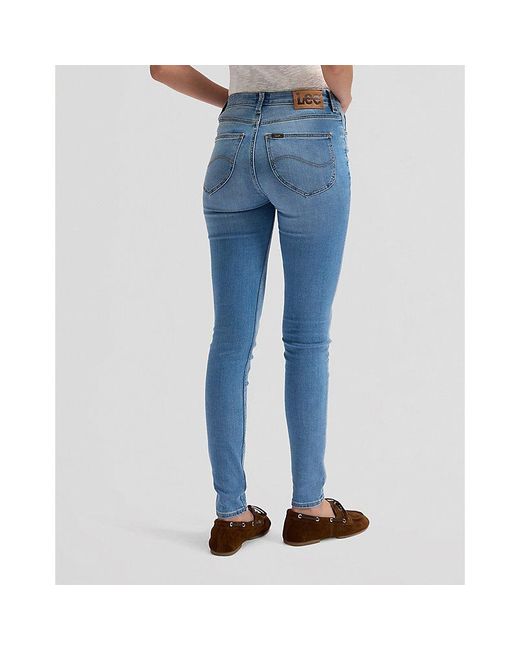 Lee Jeans Blue Scarlett High Skinny Jean Size 25X31