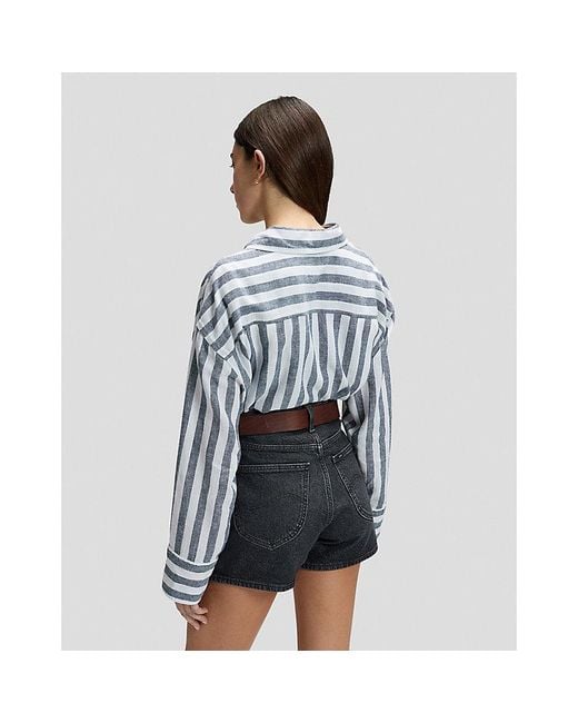 Lee Jeans Blue Loose Shirt