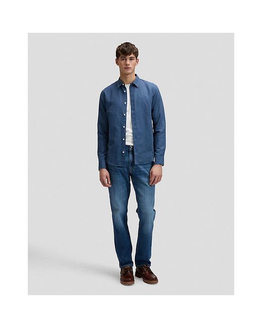Lee Jeans Blue Regular Shirt for men