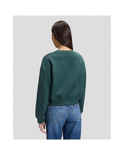 Lee Jeans Blue Relaxed Core Sweatshirt