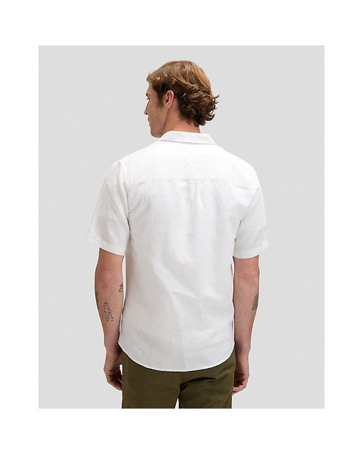 Lee Jeans White Regular Shirt for men