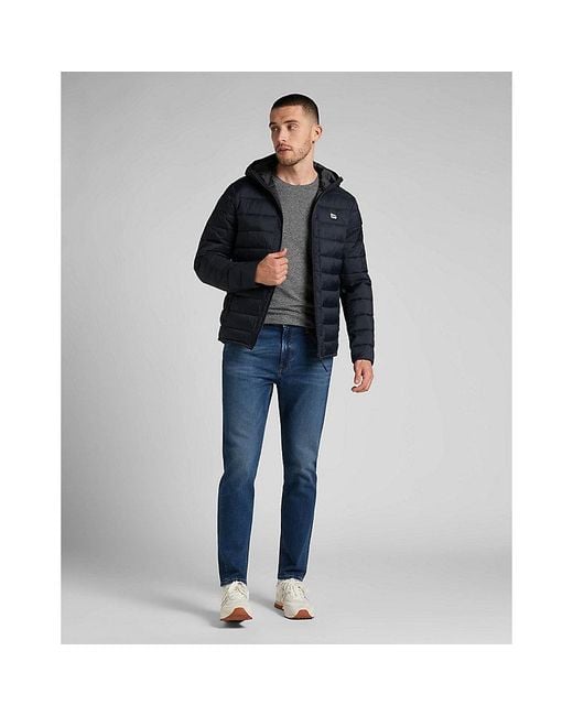 Lee Jeans Blue Light Puffer Jacket for men