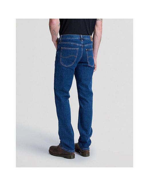 Lee Jeans Blue Brooklyn Straight Jean Size 32X30 for men