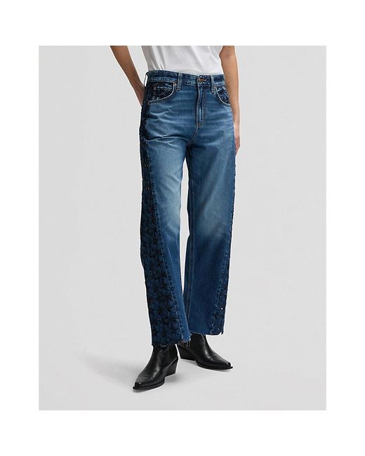 Lee Jeans Blue Rider Loose Barrel Jean Size 24X31