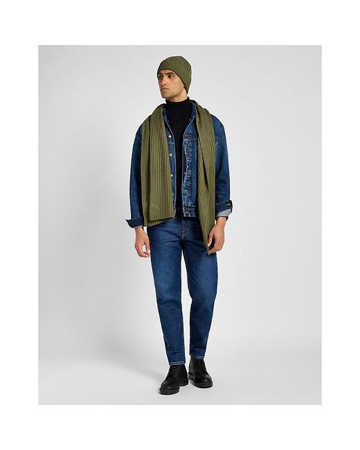 Lee Jeans Black Regular Turtle Neck for men