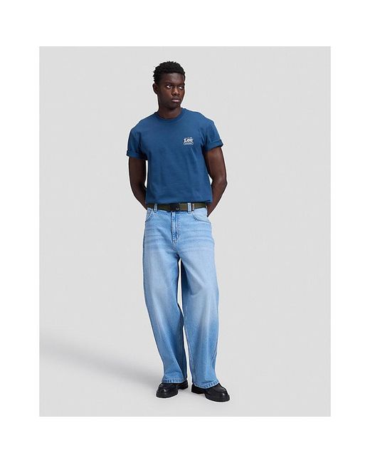 Lee Jeans Blue Reversible Webbing Belt for men