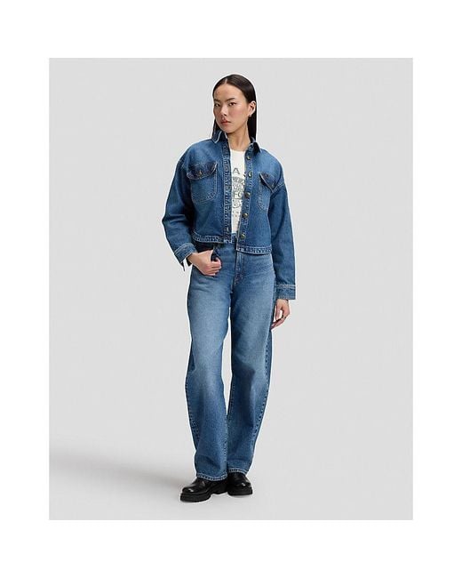 Lee Jeans Blue Regular Flap Pocket Shirt