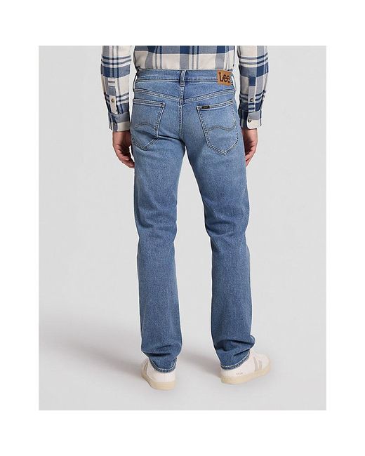 Lee Jeans Blue Daren Regular Straight Medium Stretch Jean Size 29X32 for men
