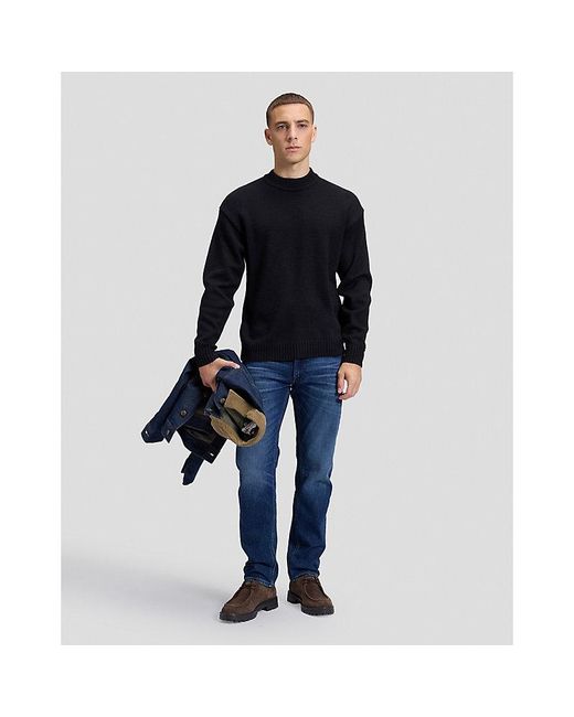 Lee Jeans Blue Relaxed Crew Sweatshirt for men