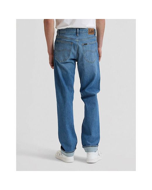 Lee Jeans Blue Haden Relaxed Selvedge Denim Jean Size 26X32 for men