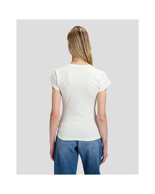 Lee Jeans White Slim Record Tee