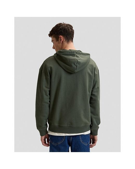 Lee Jeans Green Workwear Relaxed Full Zip Hoodie for men
