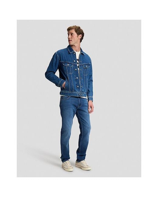 Lee Jeans Blue Rider Relaxed Jacket for men