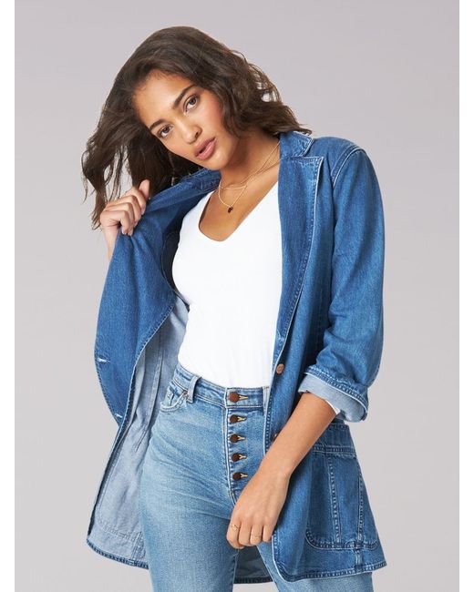 Lee Jeans Vintage Modern Blazer Jacket 